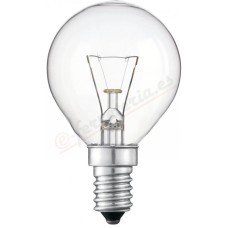 Lámpara (bombilla) esférica E14 40 ó 60W (a elegir)